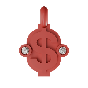 Dollar Sign / Red