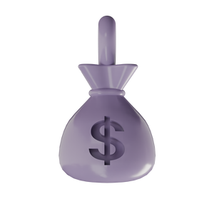 Money Bag / Lavender